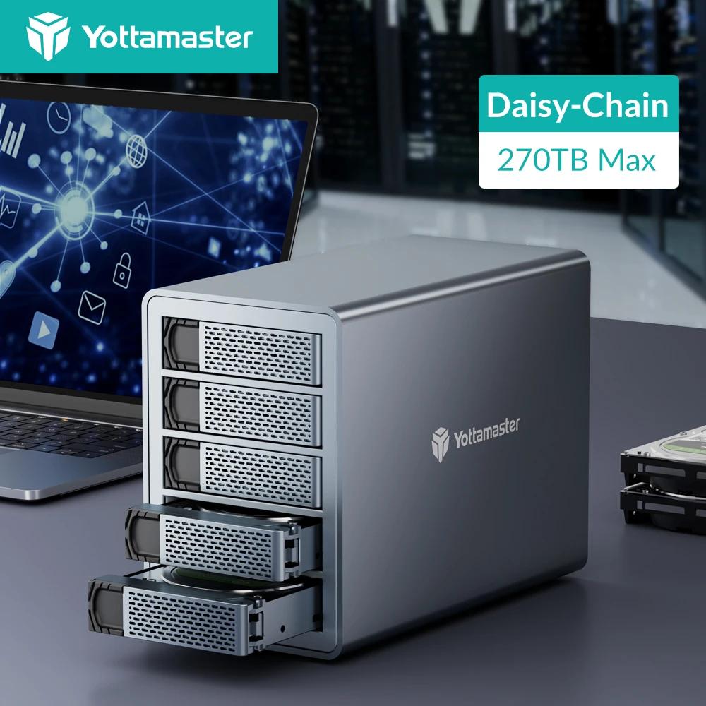 Yottamaster SATA HDD SSD  ̽, CŸ ϵ ̺ Ŭ, USB 3.1 Gen2, 270TB, 10Gbps  丮 ڽ, 5 , 2.5 ġ, 3.5 ġ